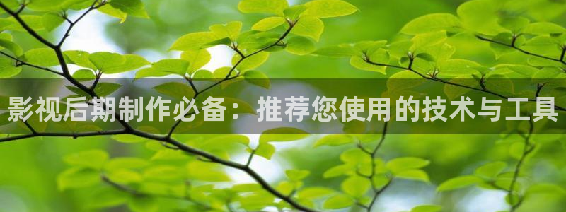 国产一区二区三区高清不卡视频：影视后期制作必备：推荐您使用的技术与工具